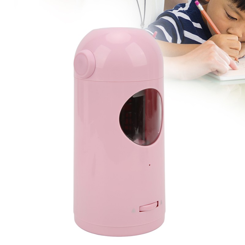 Electric Pencil Sharpener Full Automatic Smart Stop Adjustable Pencil Point