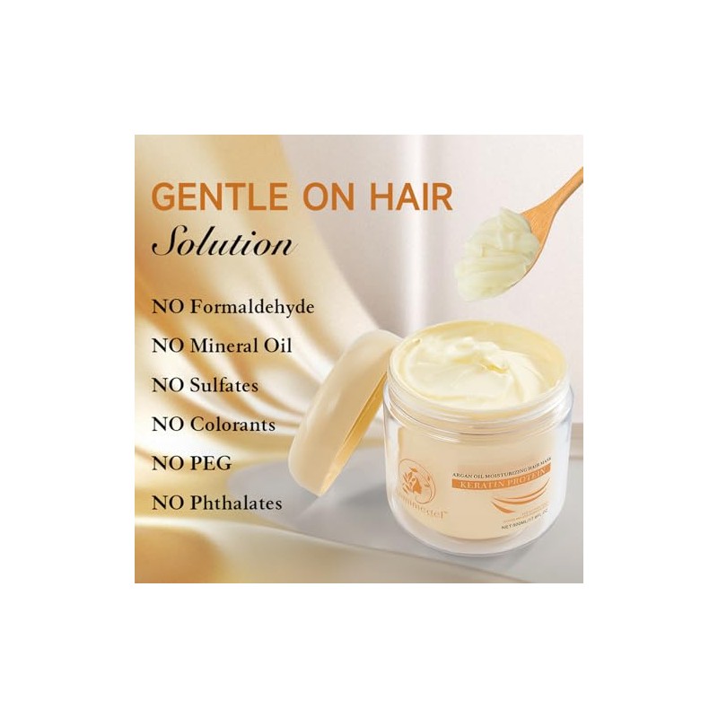 Mascarilla para Cabello con Colágeno y Aceite de Argán –