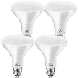 Energetic 4 Pack LED Recessed Light Bulbs BR30, 1100 Lumens, 85W Equivalent, Dimmable, Daylight 5000K, Indoor Flood Lights for Recessed Cans, UL Listed