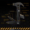 Multifunctional Hammer Foldable Small Portable Multitool Hammer with LED Light