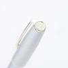 Hong Dian A3 - Pluma estilográfica de aluminio plateado, punta