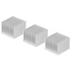 8Pcs Cooling Fins Aluminum Power Radiator Heat Sink Kit for