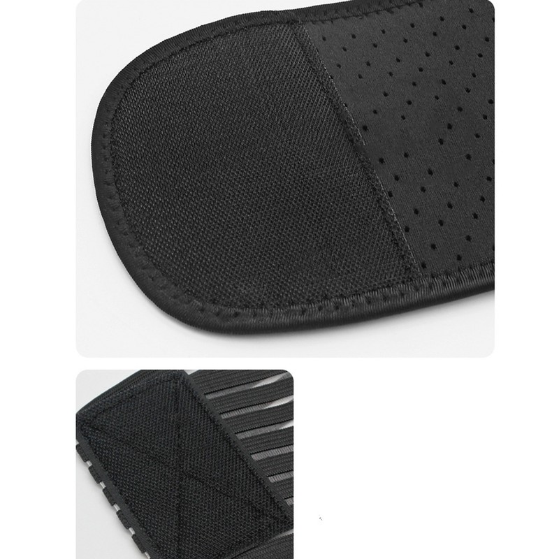 Lower Back Support Belt Black Good Breathability Wear Resistant Adjustable