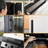 6PCS Slip PU Refrigerator Handle Cover for Fridge Oil Proof