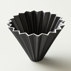 New Color Matte Finish ORIGAMI Origami Dripper with Box and Engraved *Holder Sold Separately (Matte Black (MAT BLACK), M size)