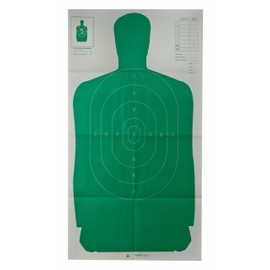 Champion Traps and Targets 40735 Champion LE 24x45-Inch Green Police B27FSA Silhouette Target (Pack of 10), Multi