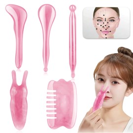 Zhejia Cassa Plate, Snail Cassa, Cassa (Set of 5), Nostral Elevation Goods, Nostral Muscle Improvement, Lymphatic Massage, Scalp Massage, Facial Cassa, Facial Cassa, Easy Operation, Convenient to