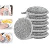 pobowlgarls Multifuctional Round Wire Dishwashing Rags Dish Cloth for Wet