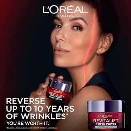 LOreal Paris Revitalift Face Moisturizer by LOreal Paris Skin Care, Revitalift Triple Power Fragrance Free Face Cream with Pro Retinol, Hyaluronic... 