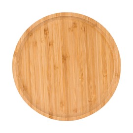 2-Pack 10 Inches Bamboo Trays,Serving Tray Bamboo Breakfast Dinner Food Trays Coffee Tea Serving Tray Fruit platters for Home Hotel Restaurant