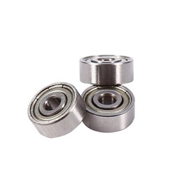 Carbon Chrome Steel Shielded Bearings, Metric Bearings 3x10x4mm, High Speed for Skateboard Inline Skates Scooters