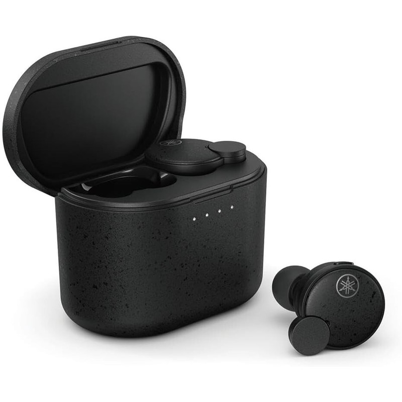 Yamaha TW-E7B True Wireless Active Noise Canceling Earbuds, Black