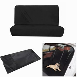 QIYUNI Black Foldable car seat Cover Waterproof and Oil-Resistant Oxford Cloth seat Cover Rear seat pet mat Auto Accessories