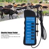 Electric Fence Tester with 6pcs Light, Waterproof Portable Tool 1000-10000V