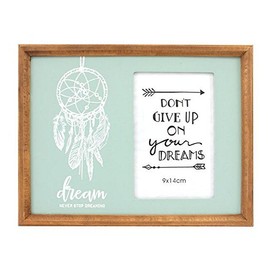 Something Different Dreamcatcher Photo Frame, Wood, Multi-Colour, 20.5 x 1.2 x 26.5 cm
