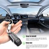 Kewucn Car Keychain, Anti-Lost Leather Auto Key Fob Holder with