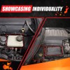 Fuse Box Alternator Cover Crossed For Corvette C7 2014-2019 Black