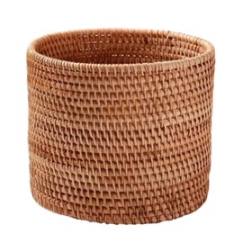 Mipcase Garbage Can Collapsible Trash Bin Wicker Trash Can Decorative Throw Blankets Adorable Waste Bin Woven Storage Basket Rattan Trash Can Autumn Vines Baby Seaweed Key Chain