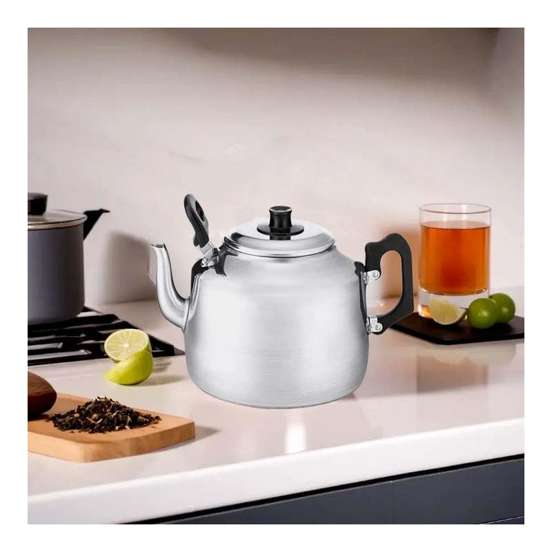 Catering Teapot Aluminium Pints/litres, Silver Tea Pot Lightweight Durable and