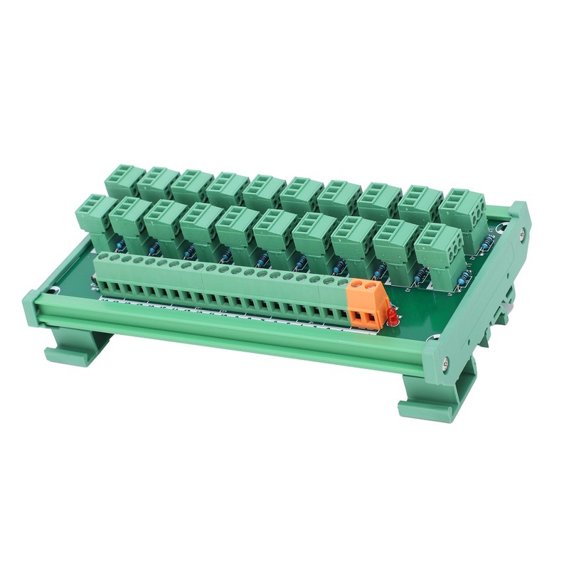 Terminal Block 3Wire 20Channel Capture Card DIN Rail Switch Control