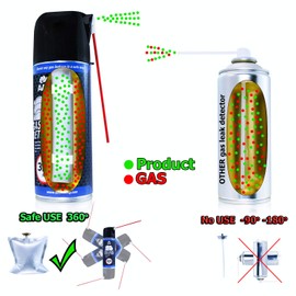 AABCOOLING Gas Leak Detector - Detects Pressurized Gas Leakages, Gas Leak Detectors, Natural Gas Detector, Gas Analyser, Combustible Gas Leak Detector, Plumbers Foam
