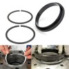 Qagea Piston Ring Compressor Adapter & Anti-Polishing Ring Fit for