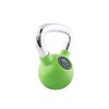 CAP Barbell SDKR-015C Cap Rubber Coated Kettlebell with Chrome Handle,