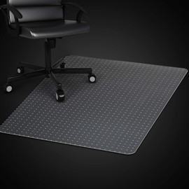 Azadx Office Chair Mat for Carpet Desk Chair Mat for Carpeted Floors Large Floor Mat for Office Chair on Low, Standard and No Pile Carpeted Floors Durable Carpet Protector Mat (36x 55'' Rectangle)