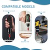 2pcs Adjustable Screw Depth Screwdriver Bit Holder Magnetic Steel，Includes S2