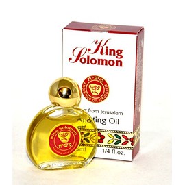5 x King Solomon Anointing Oil 7.5 ml - 1/4oz from The Holyland Jerusalem (5 Bottles)
