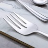 GoGeiLi Stainless Steel Serving Spoon and Serving Fork Set, Include