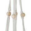 Relaxdays Macrame Hanging Basket, Set of 7, Boho Hanging Basket,