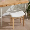 Royal Windsor Vanity Stool with Saddle Cushion, 18 Inch Makeup