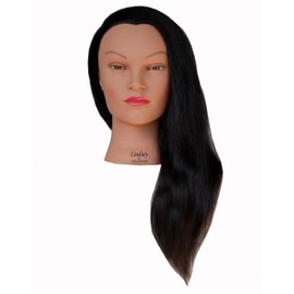 Bellrino 24" Training Head Cosmetology Mannequin Manikin with Human Hair - Lindse