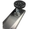 Neodrain 40-Inch Linear Shower Drain with Removable Quadrato Pattern Grate,Brushed