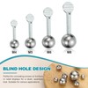 PATIKIL M8x50mm Ball Nuts Knob, 1pcs 304 Stainless Steel Round