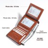 CHANPINCL Mens Trifold Leather RFID Blocking Wallet with 2 ID