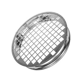 Vent Systems 6" Metal Tee Cap with Mesh. Galvanized Steel End Cap. Dryer Vent Cover. Dryer Duct End Cap with Galvanized Steel Screen. 6In Steel End Cap. Steel Plug 6 Inch. Round Metal Duct Fitting.