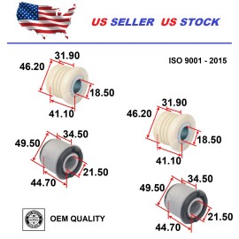 2MPLASTIC Front Cross Member Assembly Bushing for FOCUS 2012-2018 C-MAX 2013-2018