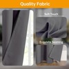 hoeflife Room Divider Curtains Blackout Floor to Ceiling Curtain with