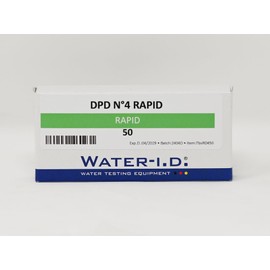 Testallwater - DPD No.4 Rapid Dissolve Tablets | Accurate Combined Chlorine Measurement | For Pooltester Range | Active Oxygen (0.0-15.0 mg/l O₂) | 50 Pack