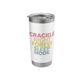 Crackle Night Forest Sleep Mode Stainless Steel Insulated Tumbler