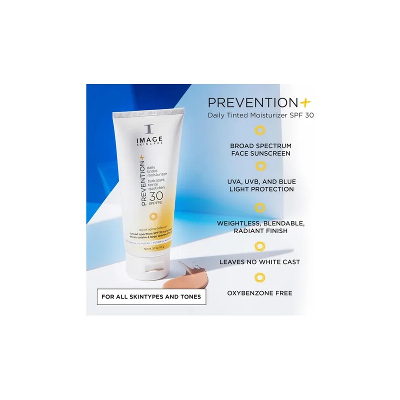 Image Skincare, Prevention+ Crema Hidratante Teñida Diaria S