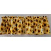 Sunflower Kitchen Valance Curtain, Summer Valance Curtain, Yellow Valance Curtain,