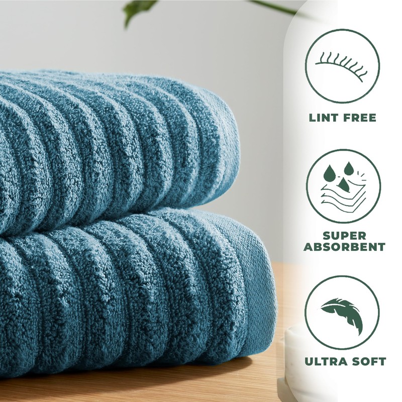 Towelogy Bamboo Hand Towels 2-Pack 50x80 cm Premium Quality Soft