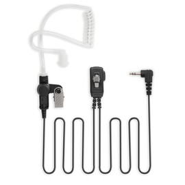 LIFE IS SIMPLE Radio Headset for Motorola Talkabout | Walkie Talkie Headset for T62, T82, Motorola TLKR and More | Walkie Talkie Headset with Microphone (PTT)