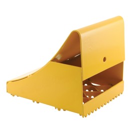 Vestil FAB-11 Formed Steel Wheel Chock, 8" Width, 9" Height, 11" Length