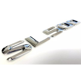 One Pc 1998-2013 SL500 Letter Rear Trunk Emblem Badge Numbers Decal Nameplate Sticker (Silver)