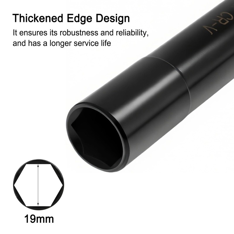 19mm Deep Impact Socket, 3/4" Socket 1/2" Drive Truck Cage