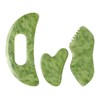 3 PCS Jade Stone Gua Sha Set Face Massager, Body